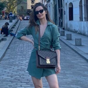 Zara shirt mini dress